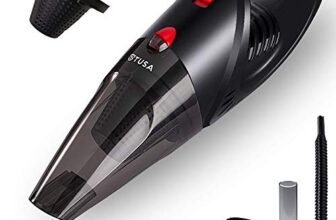 Tusa Cordless Vacuum Cleaner for Car & Home | 2X Powerfull Suction, Dual Mode Battery 6000mAh & 12V DC Car Port | High Power Portable Lightweight Wireless Vacuum, Rechargeable (V1)